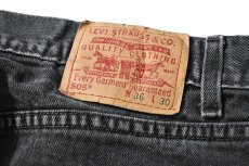 画像5: 02' Used Levi's 505 Denim Pants Black リーバイス (5)