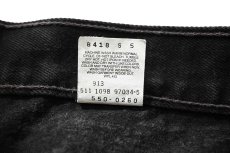 画像8: 98' Used Levi's 550 Denim Pants Black made in USA リーバイス (8)