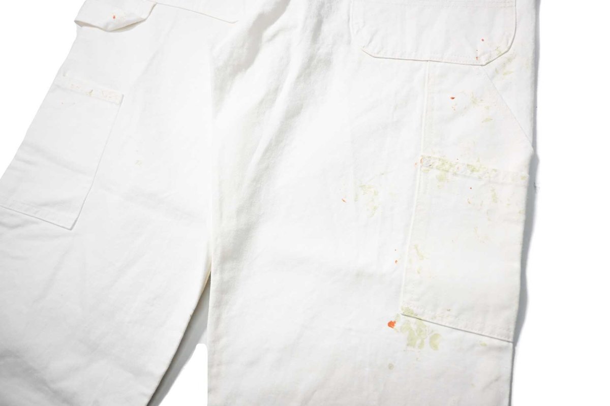 画像5: Used Stan Ray Painted Painter Pants White made in USA (5)