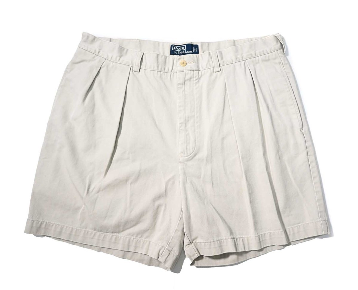 画像1: 90-00s Used Polo Ralph Lauren Andrew Shorts Khaki (1)