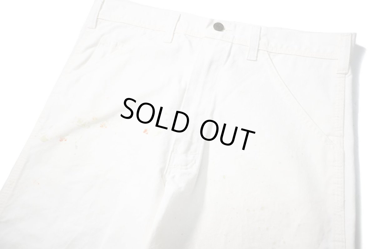 画像2: Used Stan Ray Painted Painter Pants White made in USA (2)