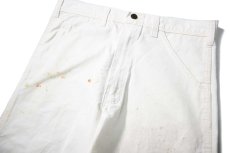 画像2: Used Stan Ray Painted Painter Pants White made in USA (2)