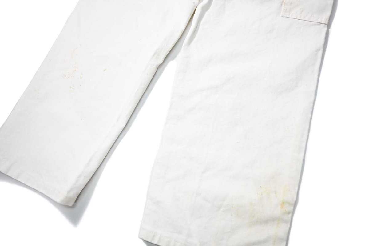 画像5: Used Stan Ray Painted Painter Pants White made in USA (5)