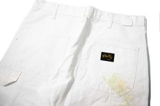 画像5: Used Stan Ray Painted Painter Pants White made in USA (5)