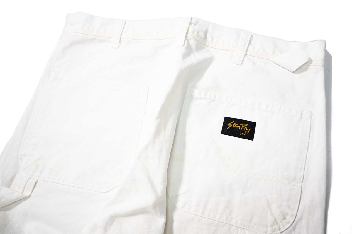 画像6: Used Stan Ray Painted Painter Pants White made in USA (6)
