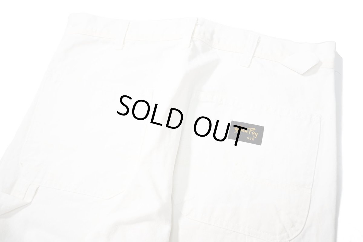 画像6: Used Stan Ray Painted Painter Pants White made in USA (6)