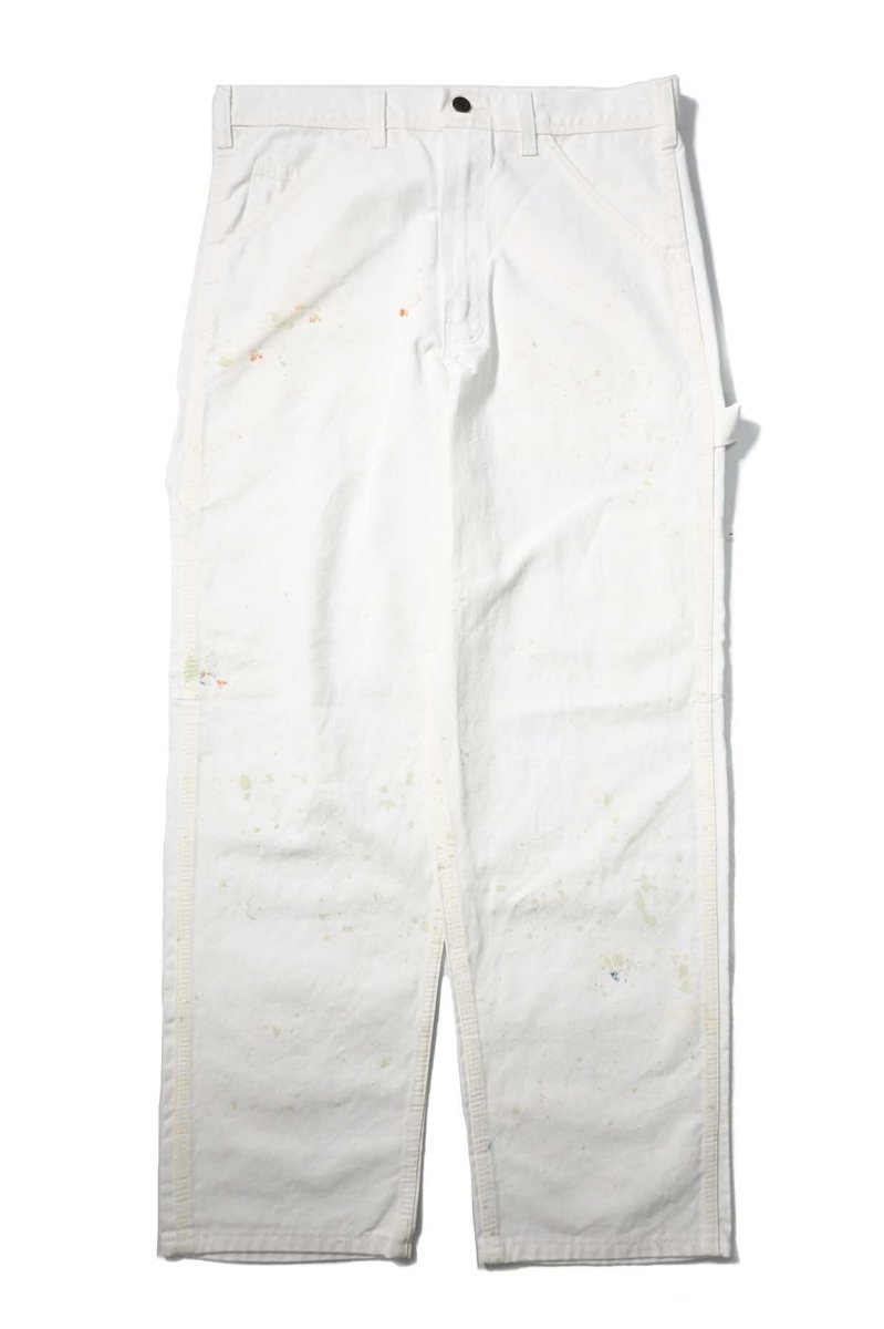 画像1: Used Stan Ray Painted Painter Pants White made in USA (1)