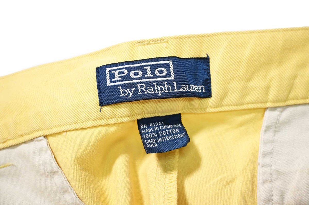 画像6: 90-00s Deadstock Polo Ralph Lauren Philip Shorts Yellow (6)