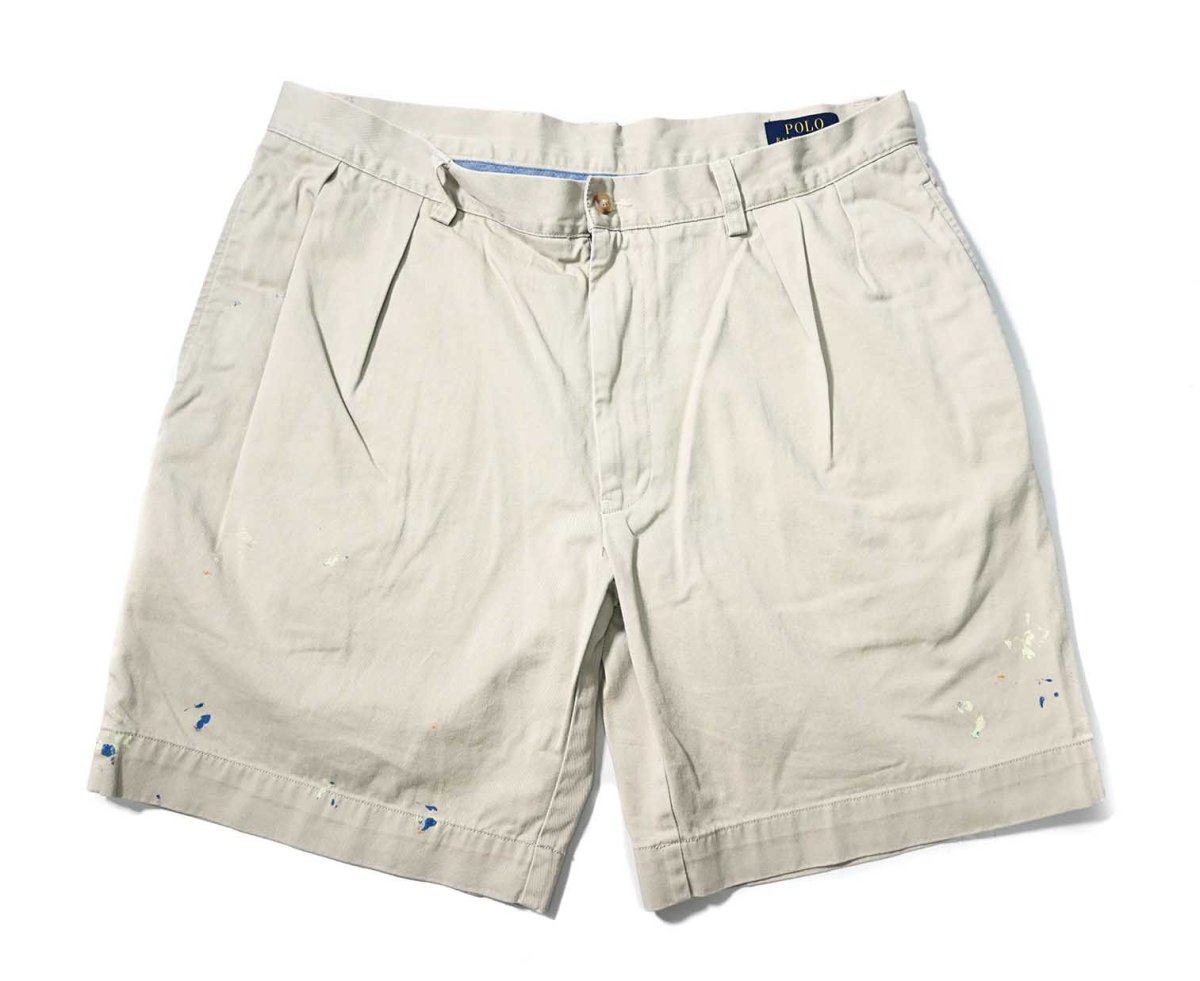 画像1: Used Polo Ralph Lauren Classic Fit Shorts Khaki (1)
