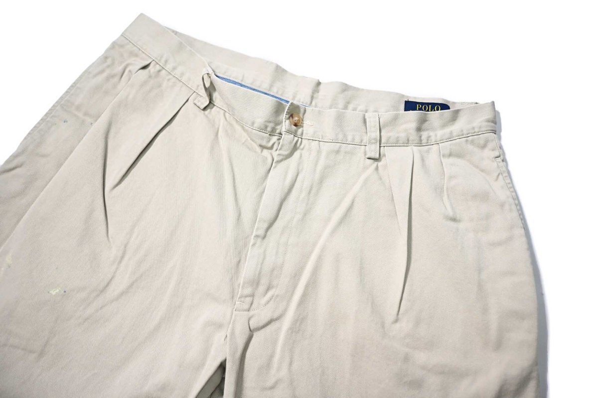 画像2: Used Polo Ralph Lauren Classic Fit Shorts Khaki (2)