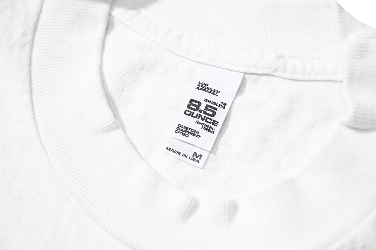画像3: Los Angeles Apparel Customized Garment Dye 8.5oz S/S Wide Tee (SIZE:M) (3)