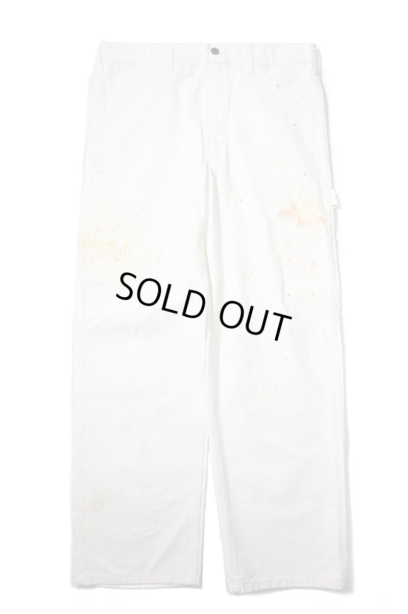 画像1: Used Stan Ray Painted Painter Pants White made in USA (1)