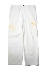 画像1: Used Stan Ray Painted Painter Pants White made in USA (1)