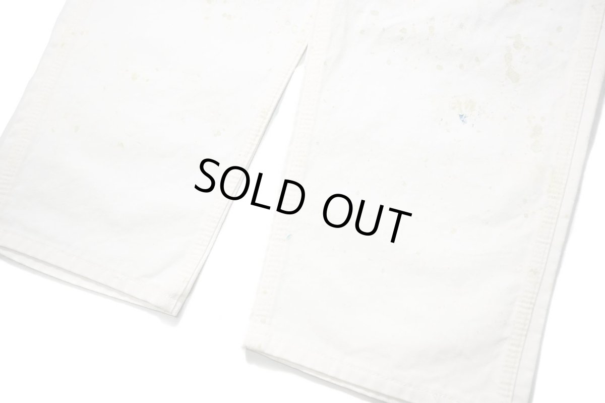 画像3: Used Stan Ray Painted Painter Pants White made in USA (3)