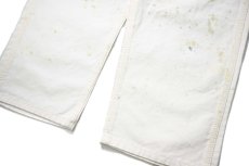 画像3: Used Stan Ray Painted Painter Pants White made in USA (3)