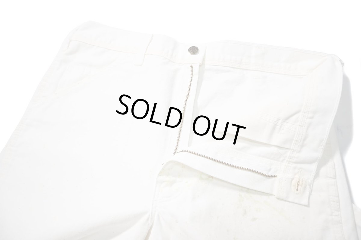 画像8: Used Stan Ray Painted Painter Pants White made in USA (8)