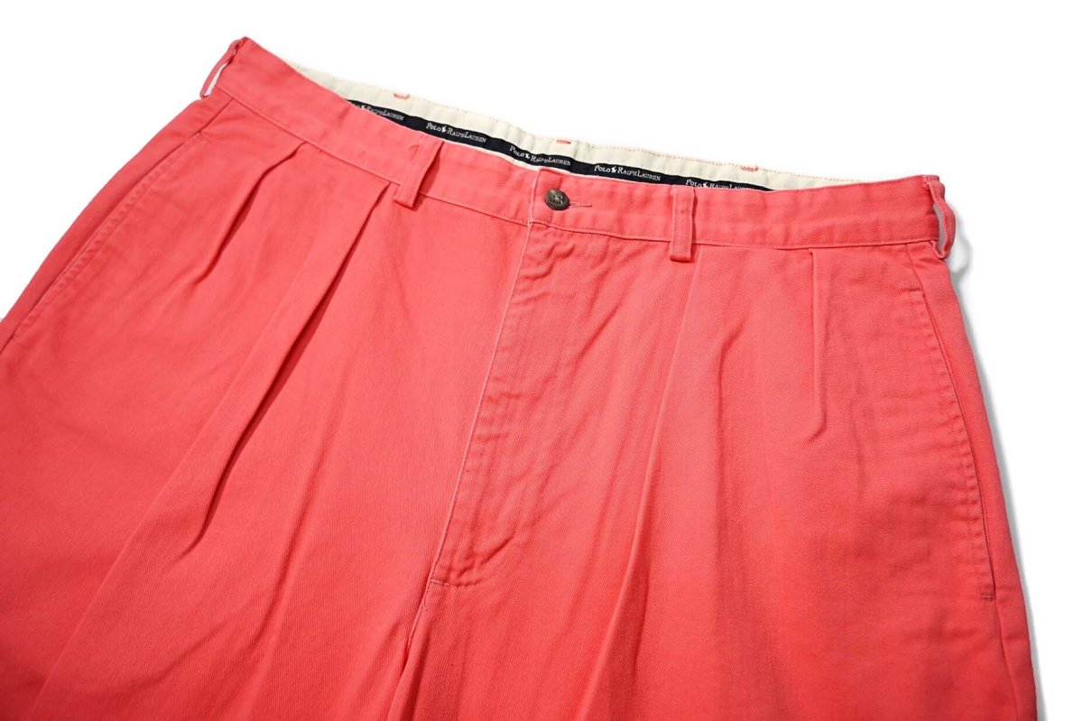 画像2: 90-00s Used Polo Ralph Lauren Tyler Shorts Pink (2)