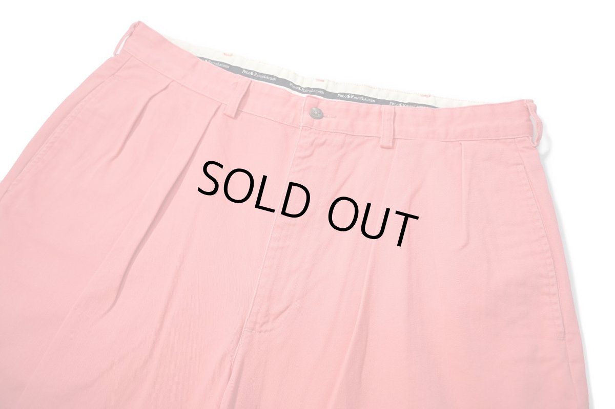 画像2: 90-00s Used Polo Ralph Lauren Tyler Shorts Pink (2)