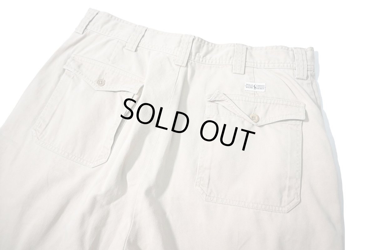 画像3: 90-00s Used Polo Ralph Lauren Chino Shorts Khaki (3)