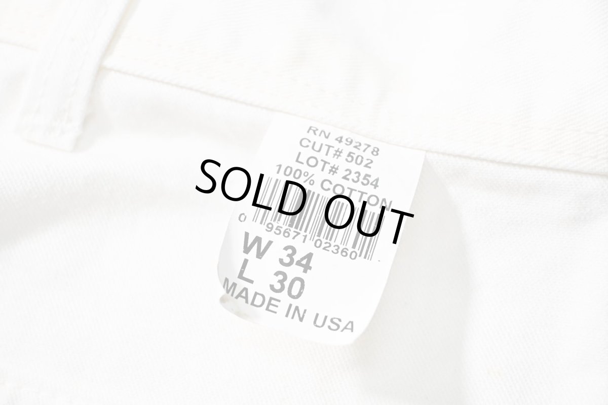 画像7: Used Stan Ray Painted Painter Pants White made in USA (7)
