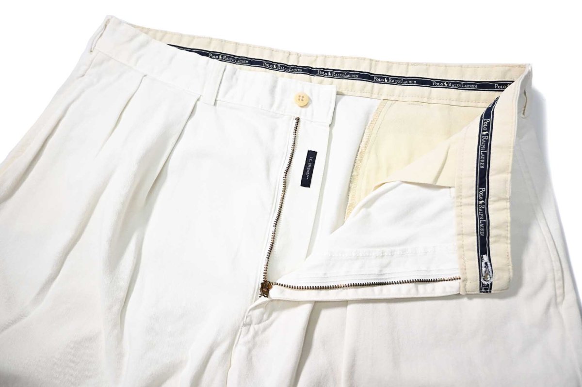 画像4: 90-00s Used Polo Ralph Lauren Tyler Shorts White (4)