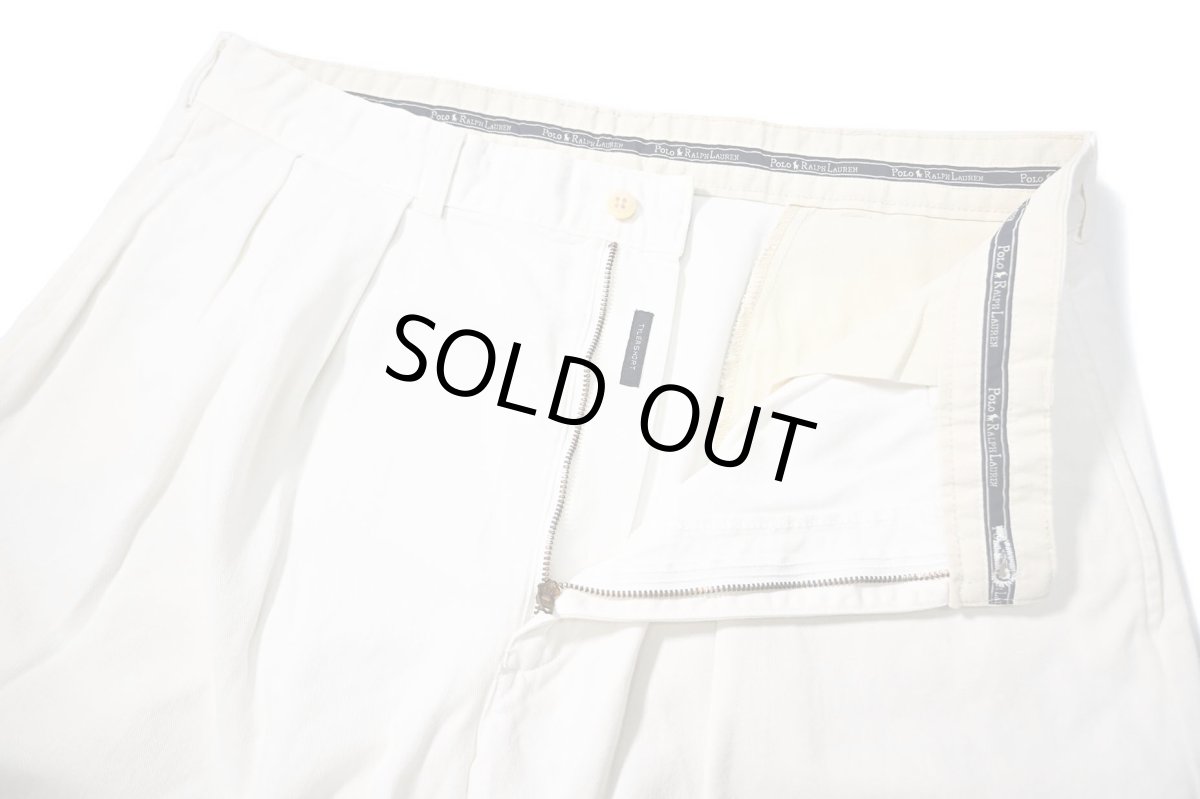 画像4: 90-00s Used Polo Ralph Lauren Tyler Shorts White (4)