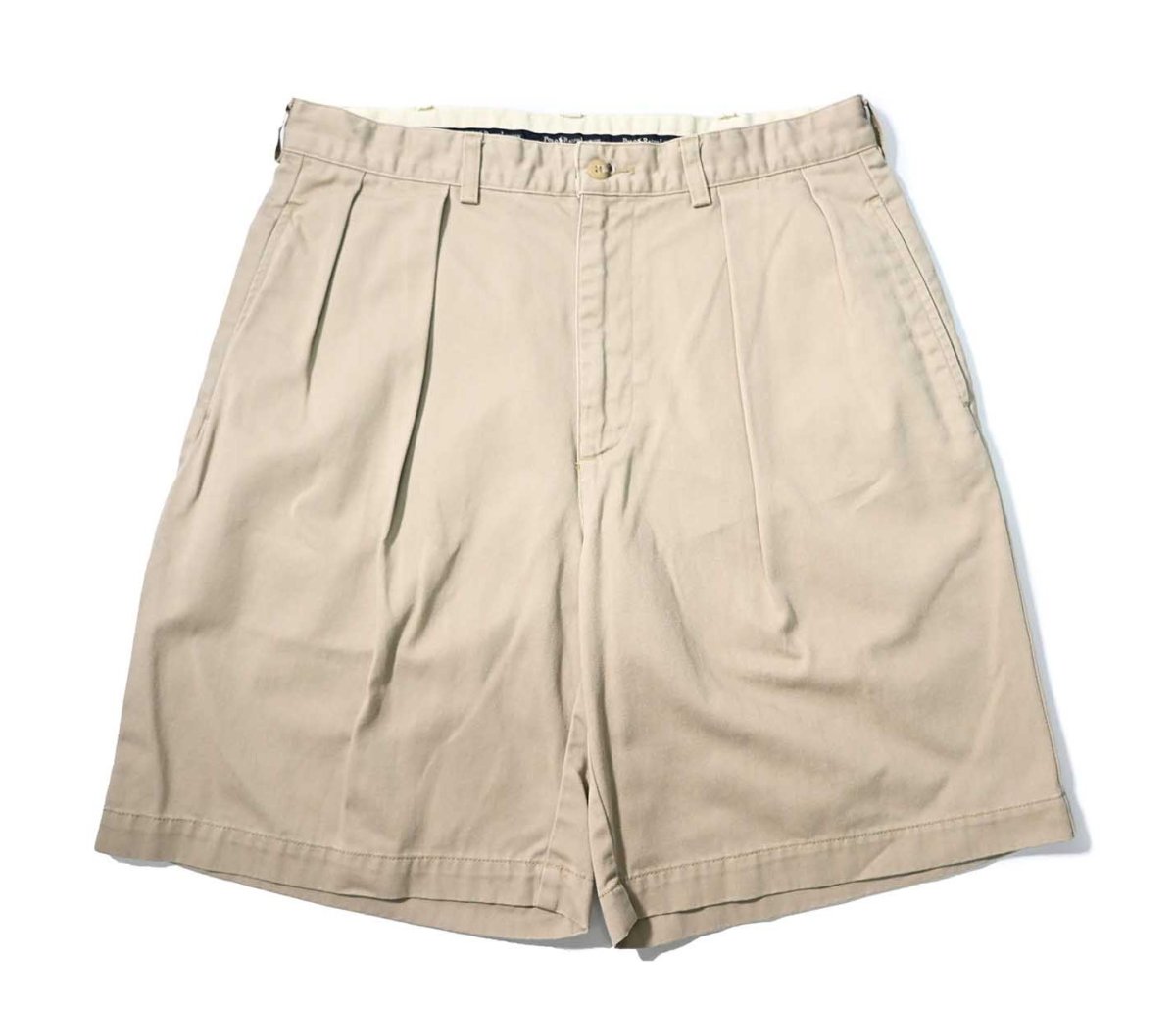 画像1: 90-00s Used Polo Ralph Lauren Tyler Shorts Khaki (1)