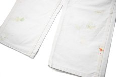 画像3: Used Stan Ray Painted Painter Pants White made in USA (3)