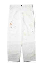 画像1: Used Stan Ray Painted Painter Pants White made in USA (1)