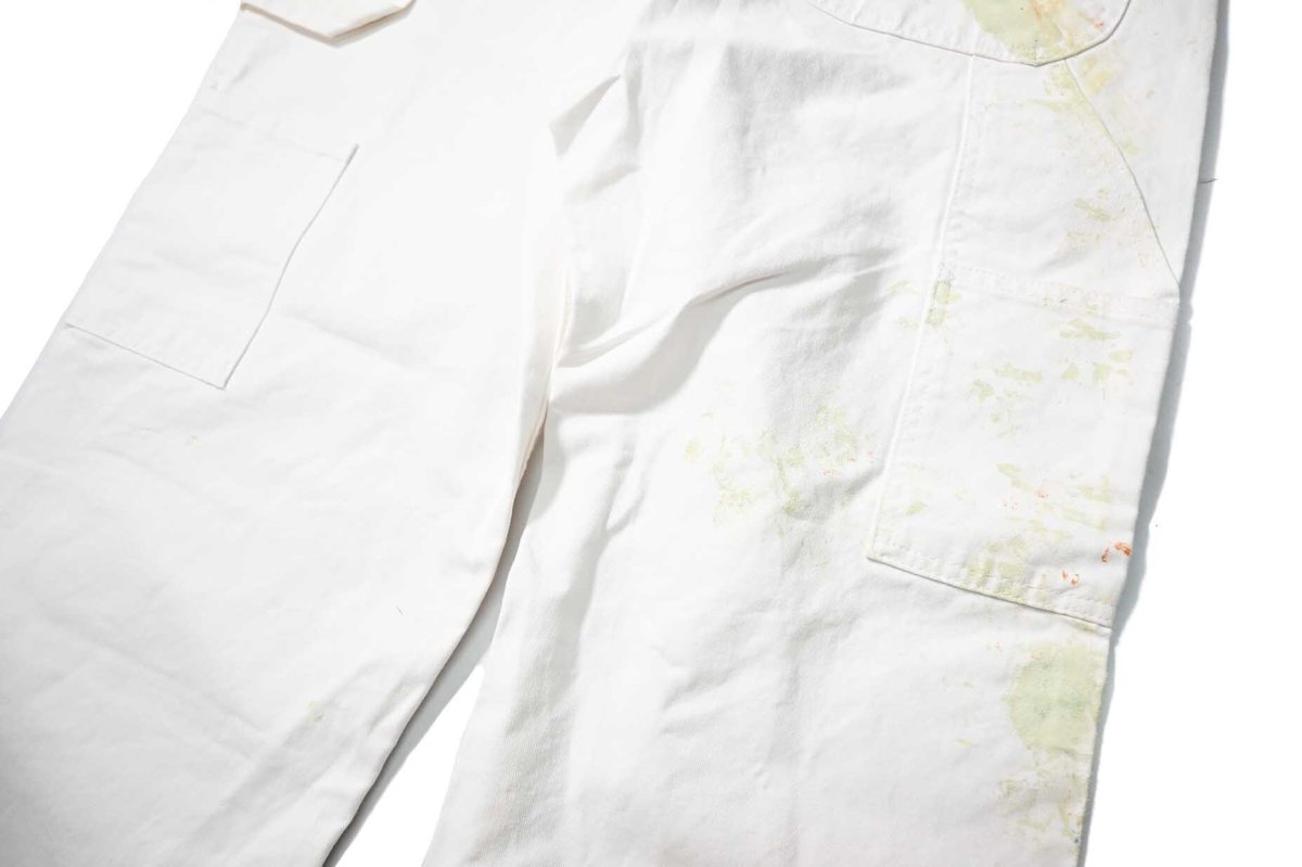 画像6: Used Stan Ray Painted Painter Pants White made in USA (6)