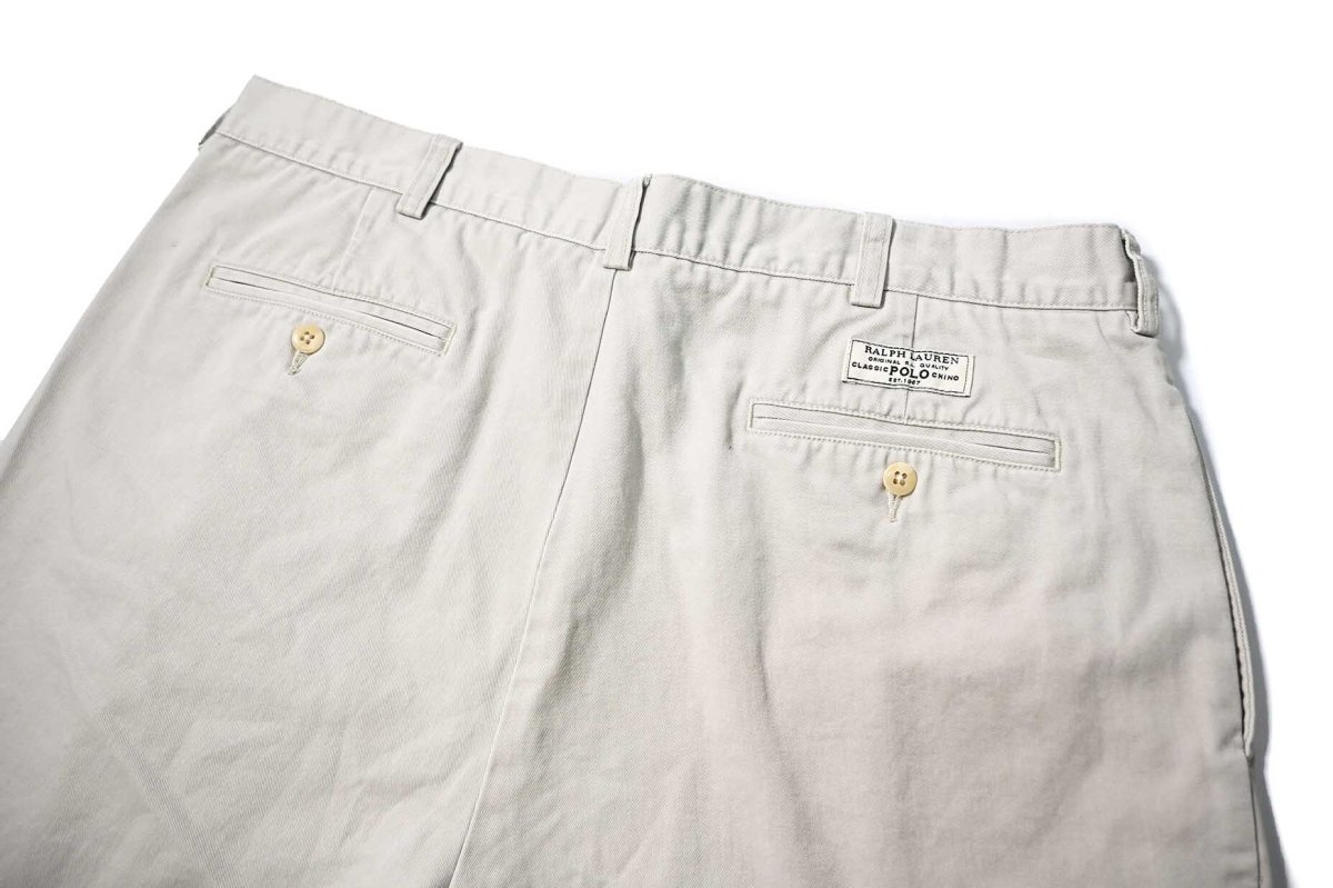 画像3: 90-00s Used Polo Ralph Lauren Andrew Shorts Khaki (3)