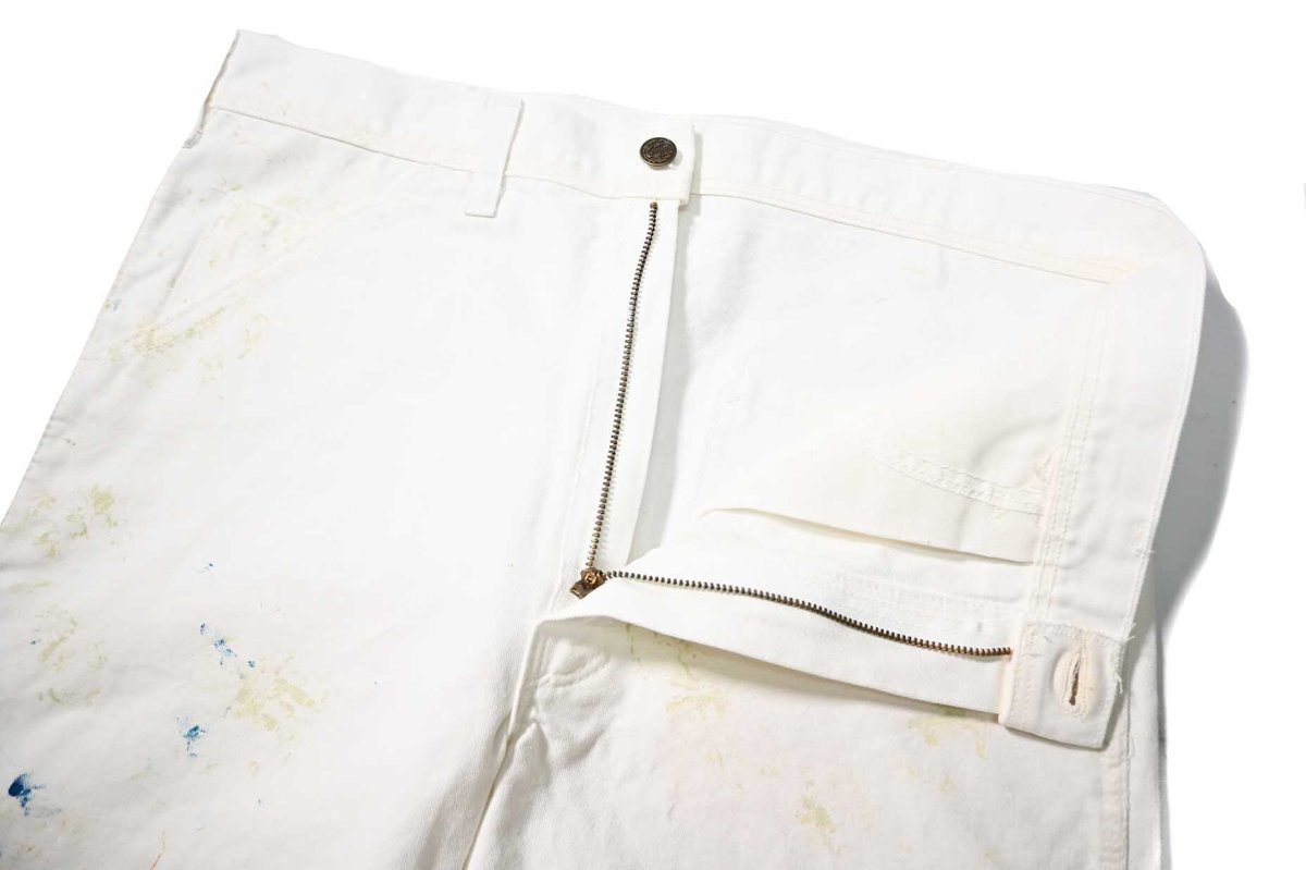 画像8: Used Stan Ray Painted Painter Pants White made in USA (8)