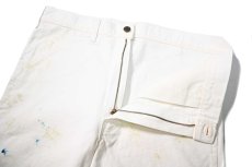 画像8: Used Stan Ray Painted Painter Pants White made in USA (8)