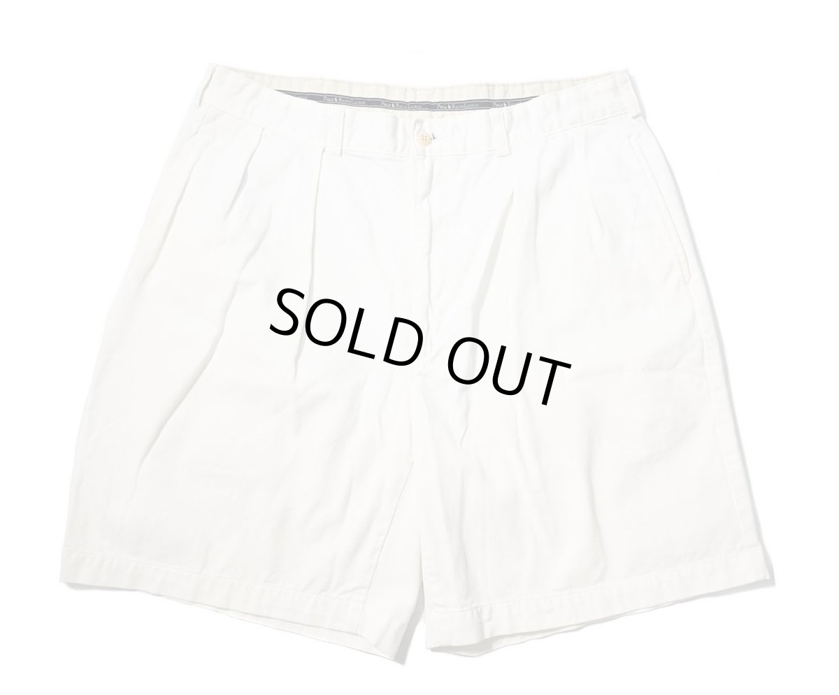 画像1: 90-00s Used Polo Ralph Lauren Tyler Shorts White (1)