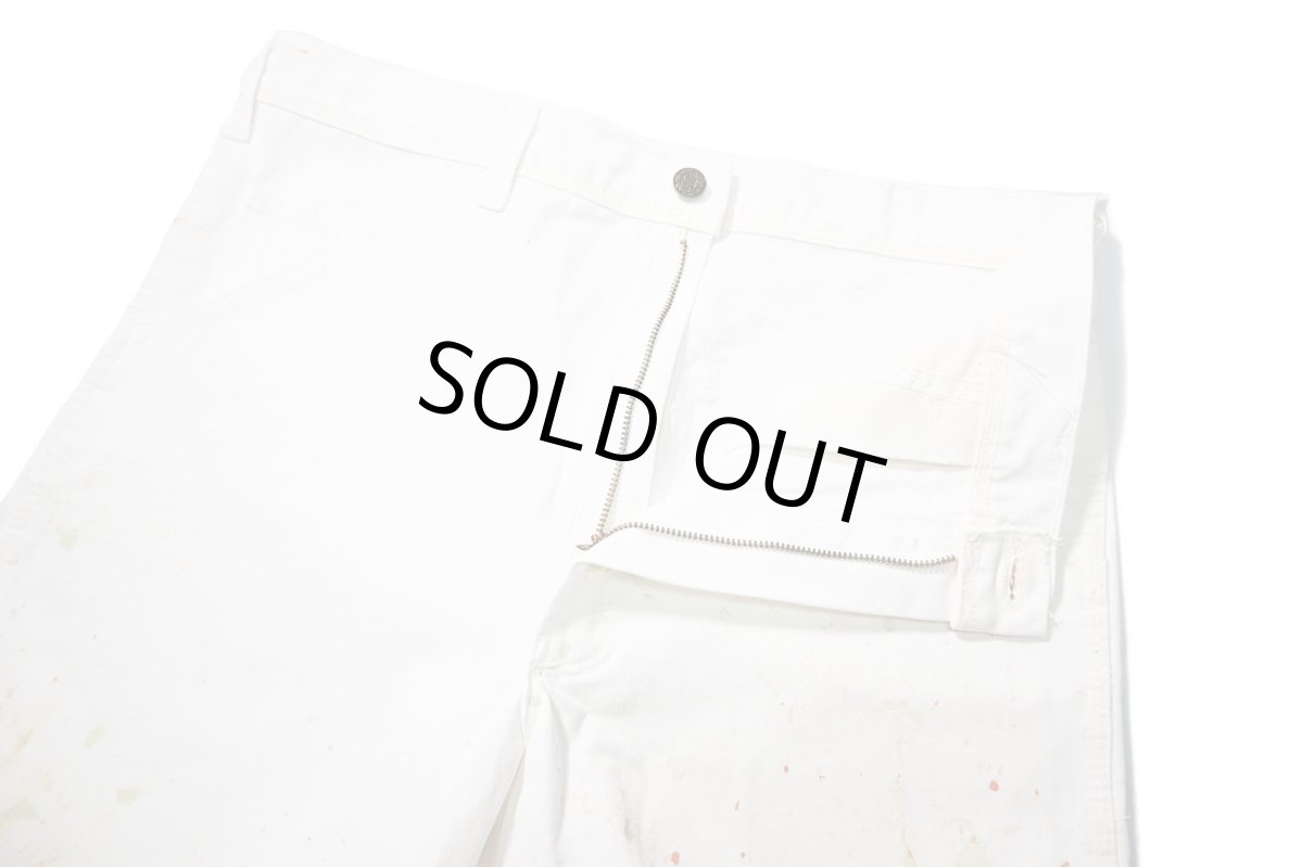 画像8: Used Stan Ray Painted Painter Pants White made in USA (8)