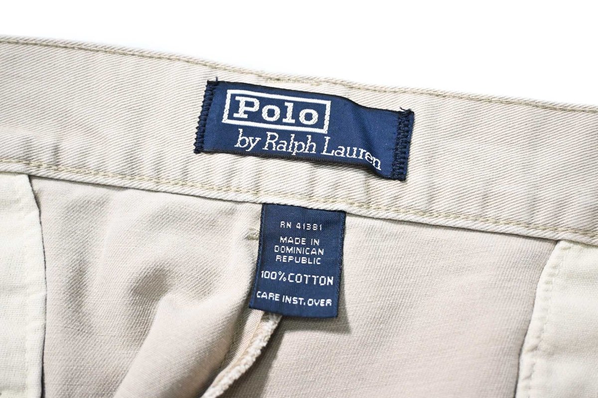 画像6: 90-00s Used Polo Ralph Lauren Philip Shorts Khaki (6)