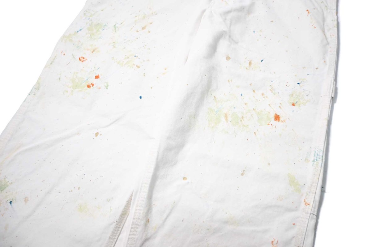 画像4: Used Stan Ray Painted Painter Pants White made in USA (4)