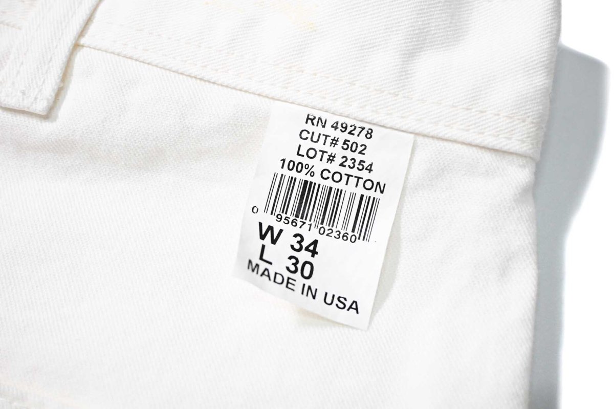 画像7: Used Stan Ray Painted Painter Pants White made in USA (7)