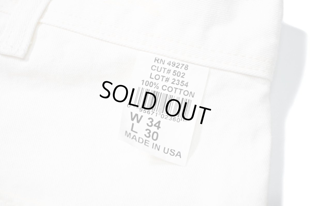 画像7: Used Stan Ray Painted Painter Pants White made in USA (7)