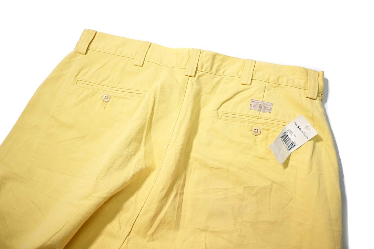 画像3: 90-00s Deadstock Polo Ralph Lauren Philip Shorts Yellow (3)