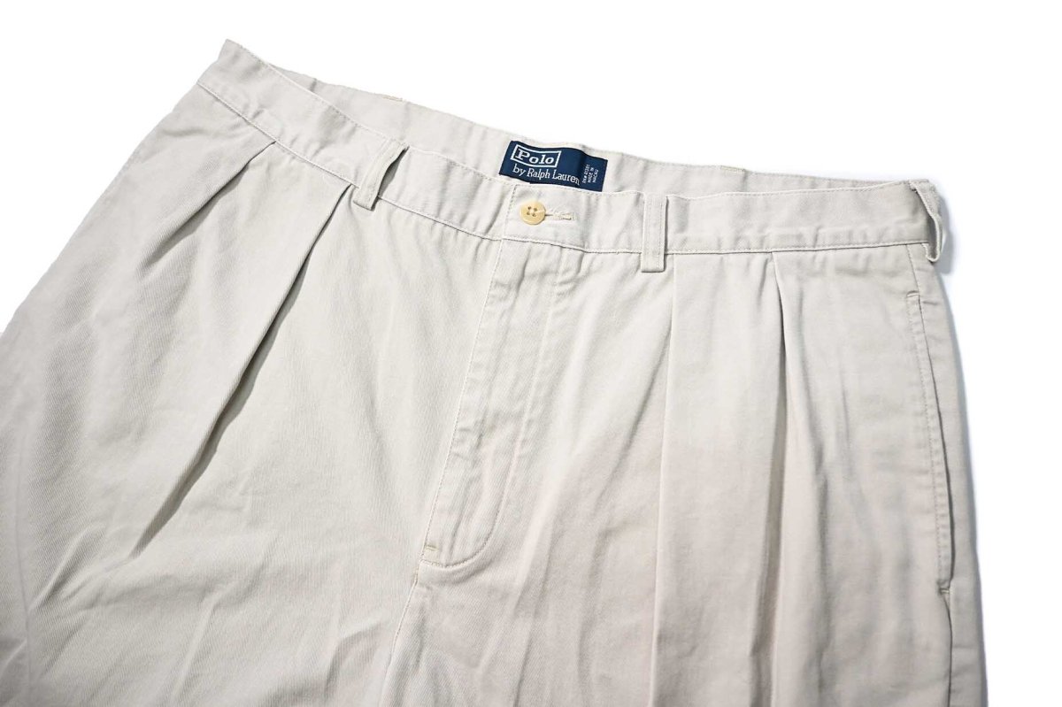 画像2: 90-00s Used Polo Ralph Lauren Andrew Shorts Khaki (2)