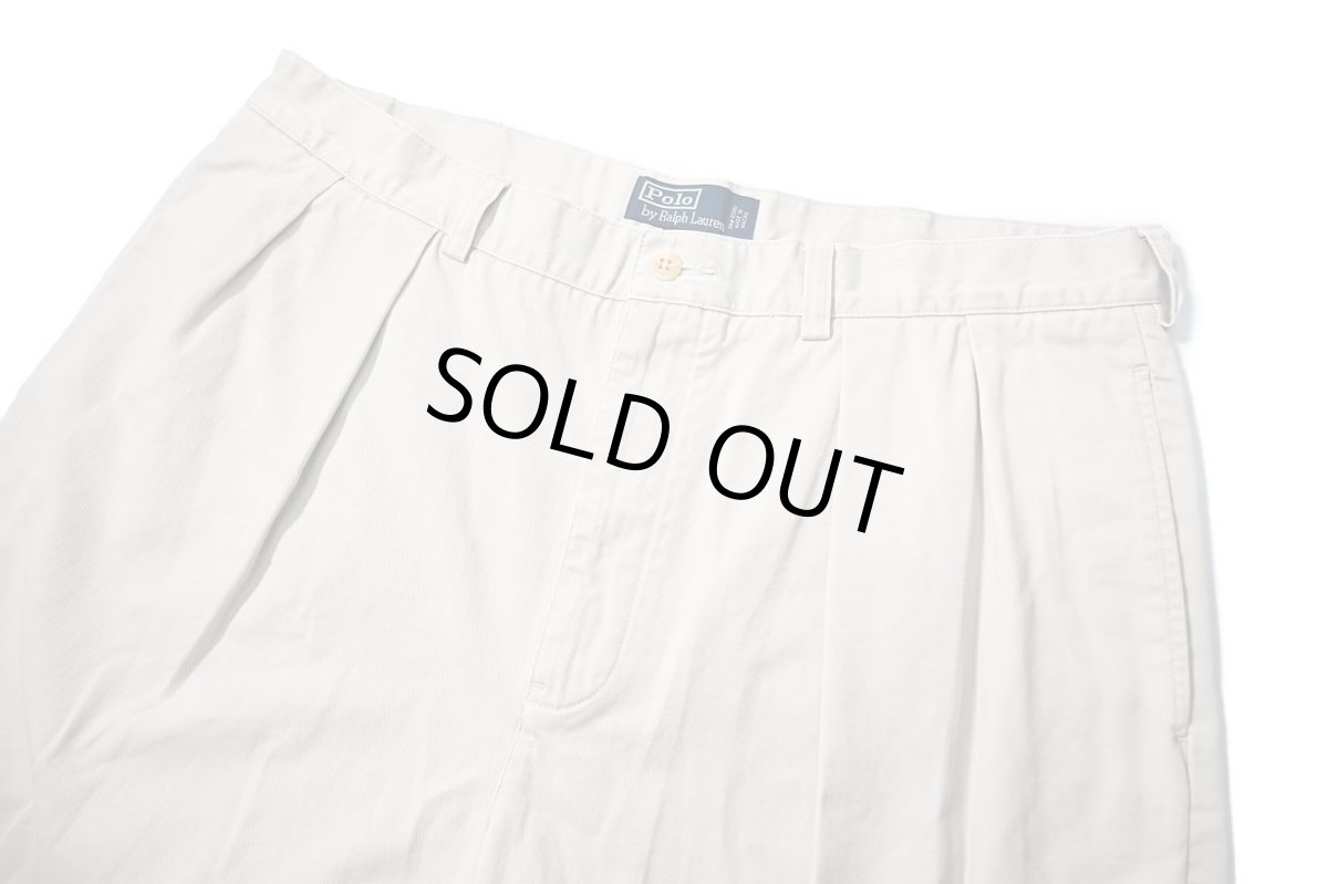画像2: 90-00s Used Polo Ralph Lauren Andrew Shorts Khaki (2)