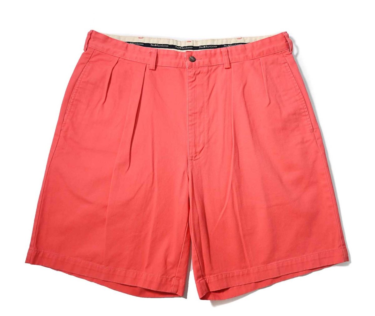 画像1: 90-00s Used Polo Ralph Lauren Tyler Shorts Pink (1)
