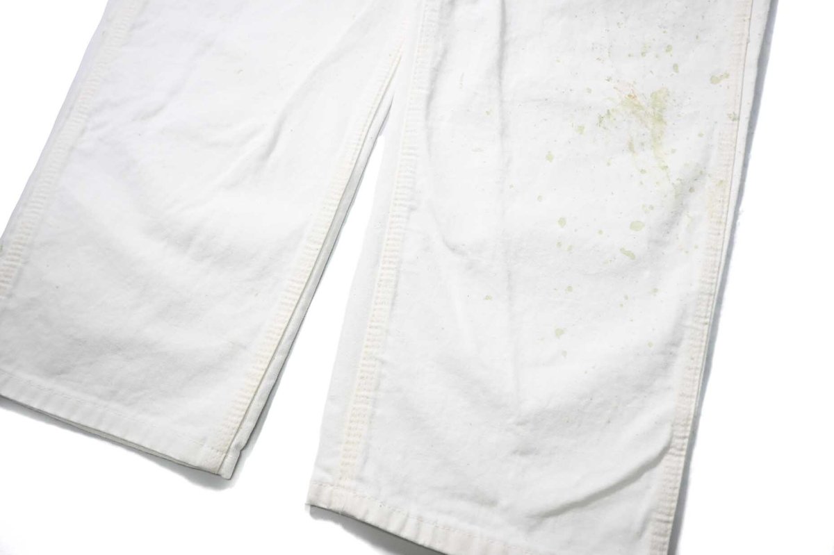画像3: Used Stan Ray Painted Painter Pants White made in USA (3)