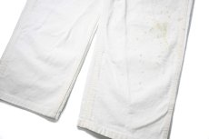 画像3: Used Stan Ray Painted Painter Pants White made in USA (3)