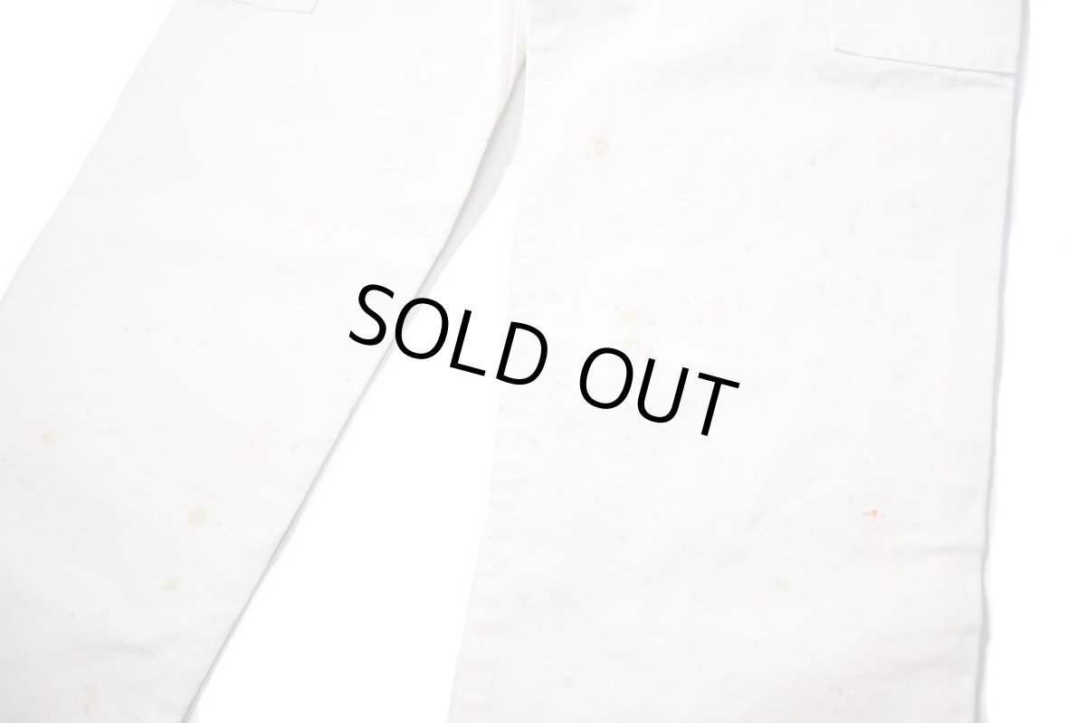 画像5: Used Stan Ray Painted Painter Pants White made in USA (5)