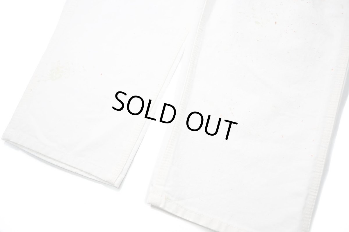 画像3: Used Stan Ray Painted Painter Pants White made in USA (3)