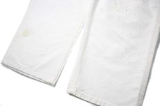画像3: Used Stan Ray Painted Painter Pants White made in USA (3)