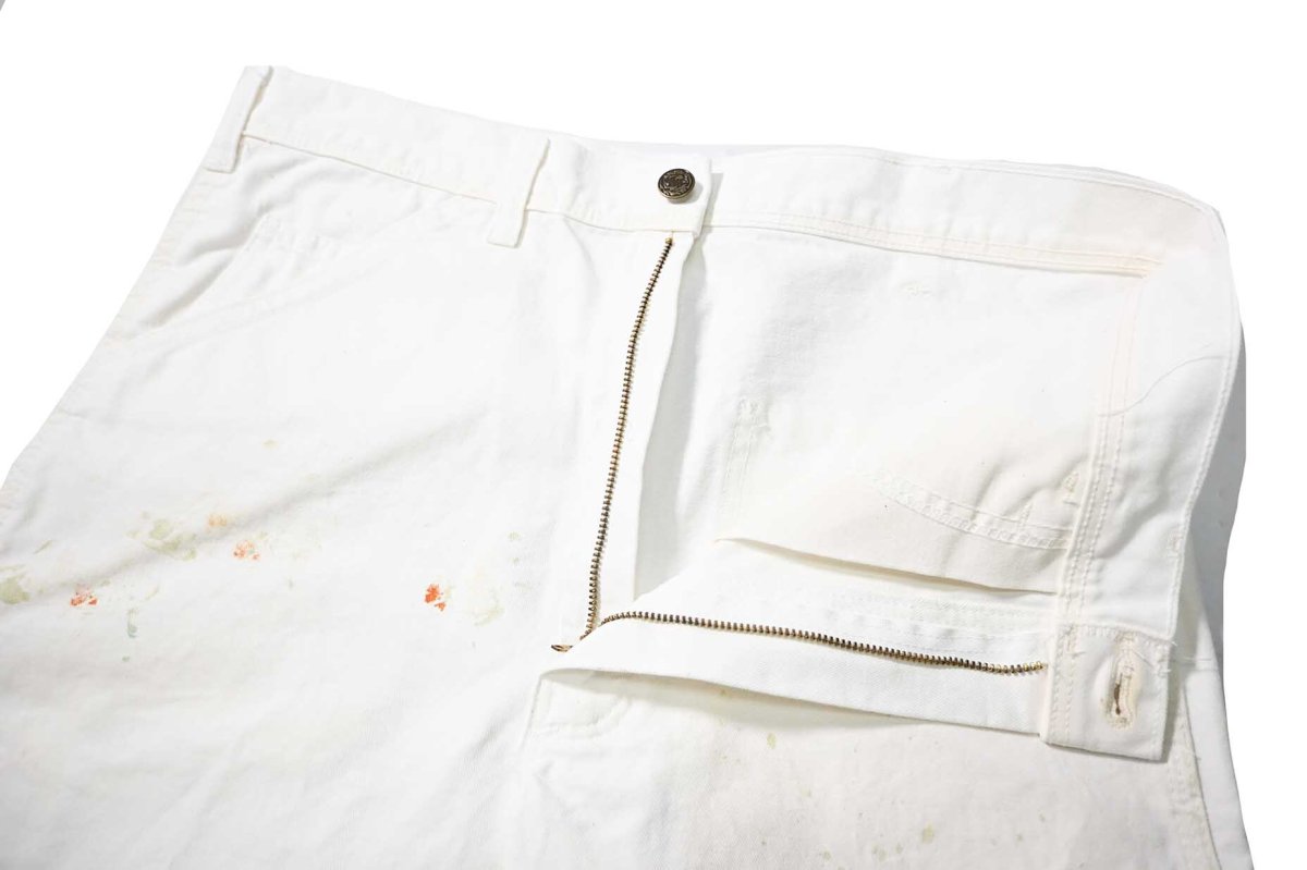 画像8: Used Stan Ray Painted Painter Pants White made in USA (8)