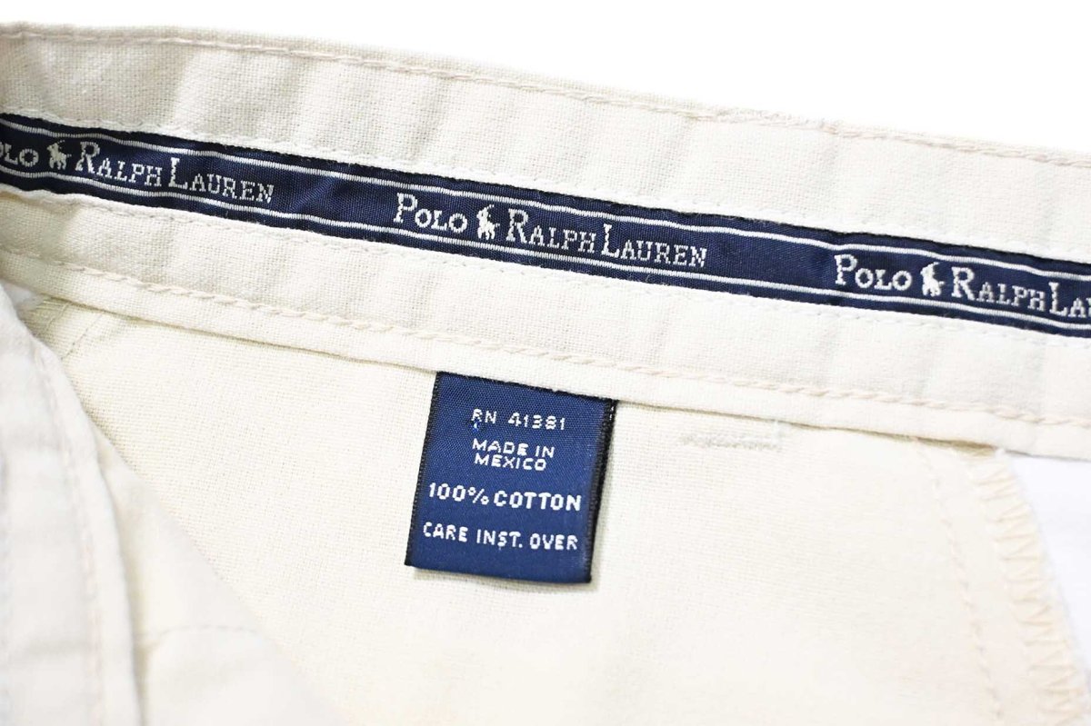 画像6: 90-00s Used Polo Ralph Lauren Tyler Shorts White (6)